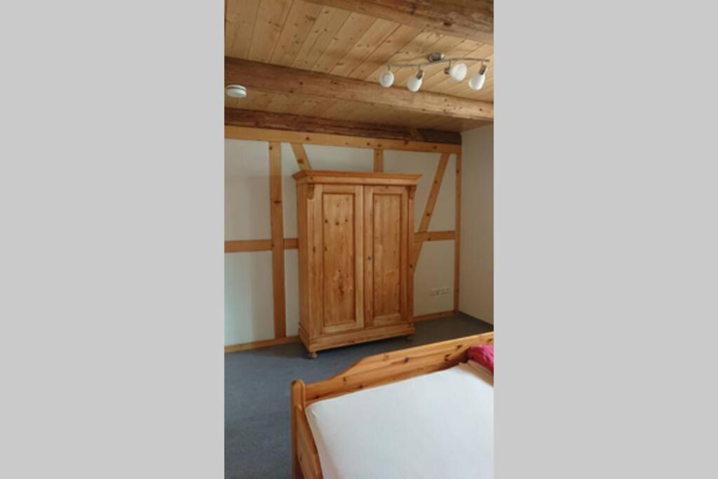 Mothsgut - moderne Ferienwohnung auf dem Bauernhof im Erzgebirge Oelsnitz  Exterior foto
